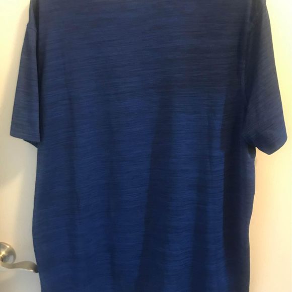 Men’s size Large L Blue Drytek Tek Gear Shirt 100% Polyester - Picture 2 of 3